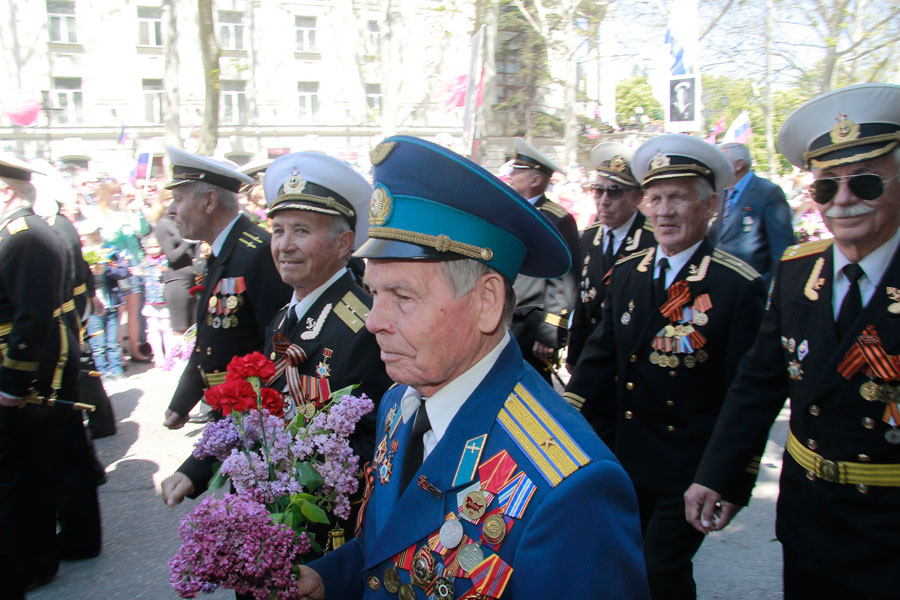 Марш ветеранов войны в Севастополе - фото 30