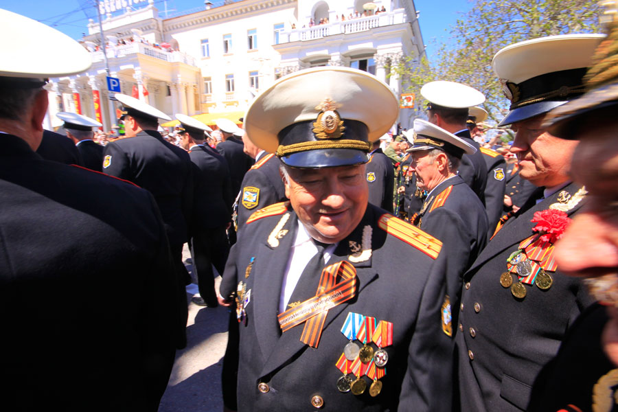 Марш ветеранов войны в Севастополе - фото 36