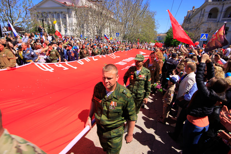 Марш ветеранов войны в Севастополе - фото 40