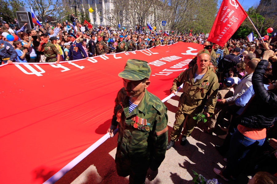 Марш ветеранов войны в Севастополе - фото 41