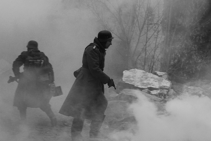 Реконструкция одного из эпизодов Сталинградской битвы - фото 26