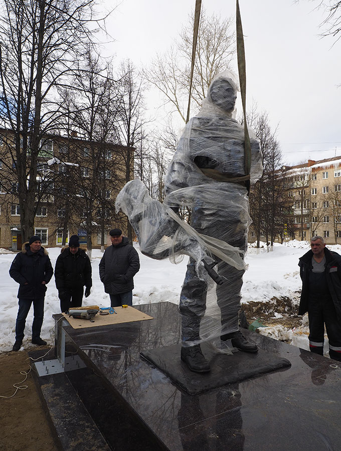 Открытие монумента войнам интернационалистам в Павловском Посаде - фото 4