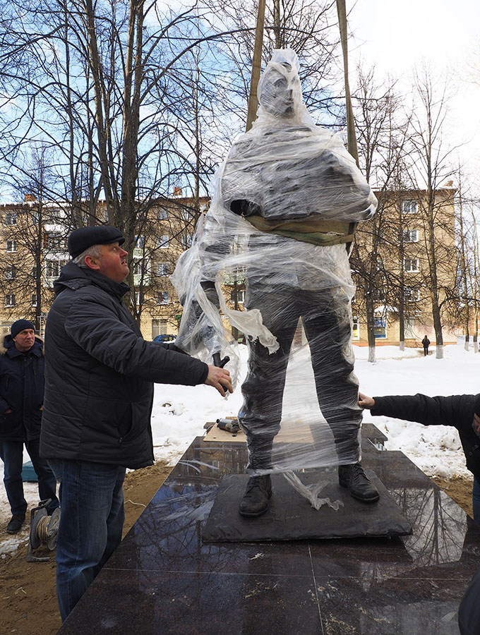Открытие монумента войнам интернационалистам в Павловском Посаде - фото 2