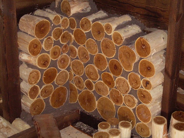  Строим экодом из дров - фото 13