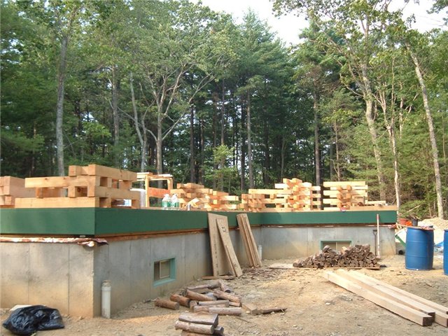  Строим экодом из дров - фото 19