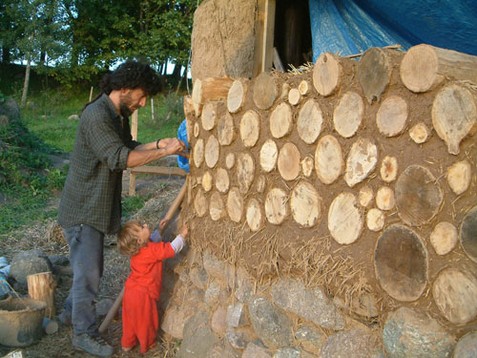  Строим экодом из дров - фото 4