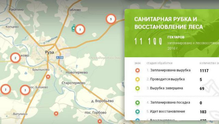 Информация об участках акции «Лес Победы»  появилась на интерактивной карте - фото 1