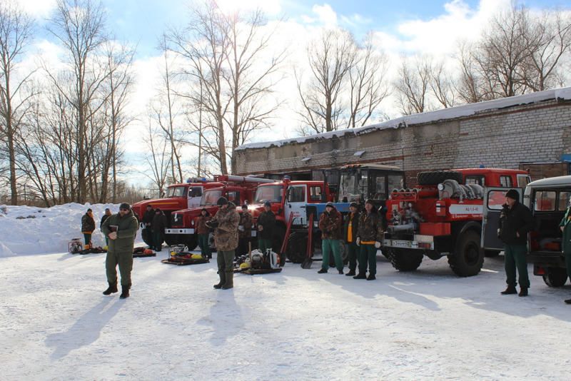 В преддверии пожароопасного сезона прошло плановое обучение лесных пожарных Рязанщины - фото 1