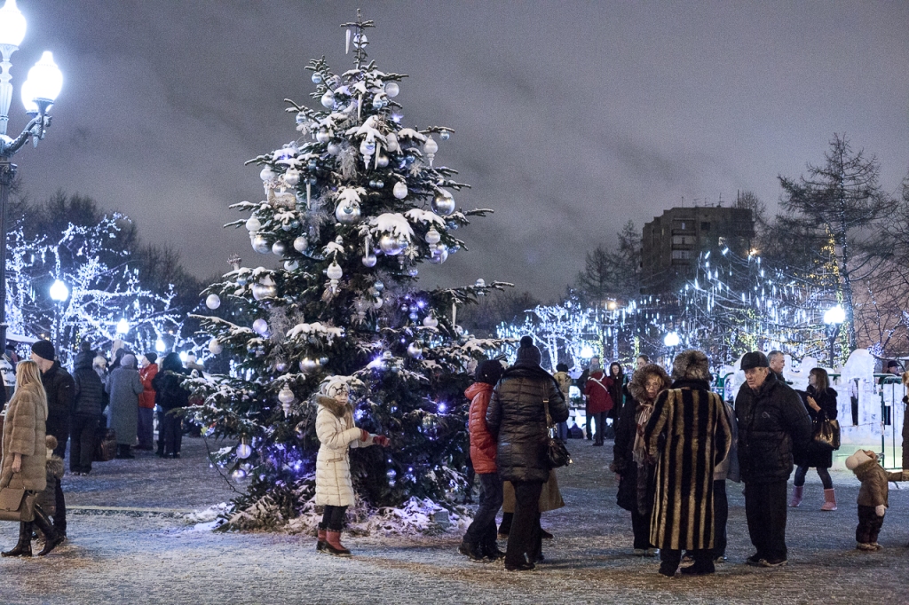  Москва зимняя, праздничная. Фото  - фото 13
