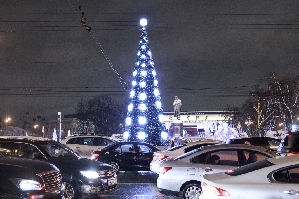  Москва зимняя, праздничная. Фото  - фото 34