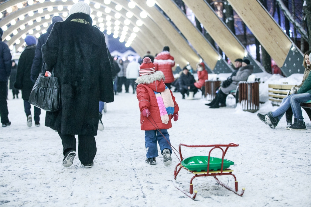  Москва зимняя, праздничная. Фото  - фото 7