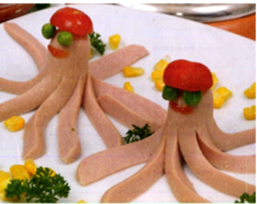  Сосиски-осьминоги для малышей - фото 1