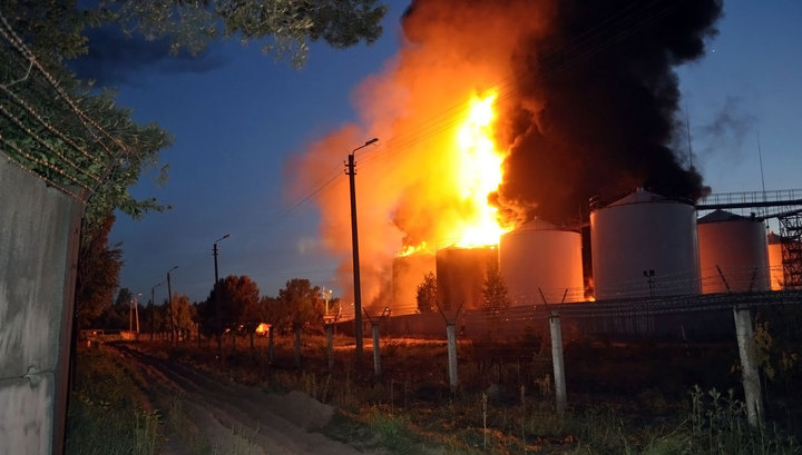  Украинский эколог: Пожар на нефтебазе под Киевом грозит кислотными дождями  - фото 1