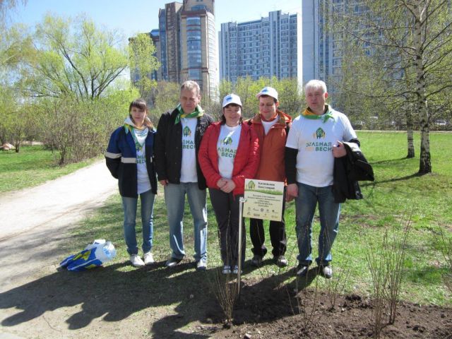 В Москве дан старт Всероссийскому экологическому субботнику «Зеленая Весна» - фото 28