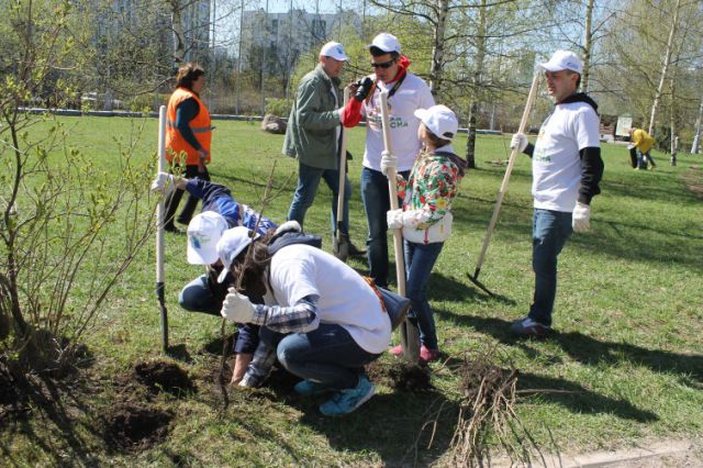 В Москве дан старт Всероссийскому экологическому субботнику «Зеленая Весна» - фото 15