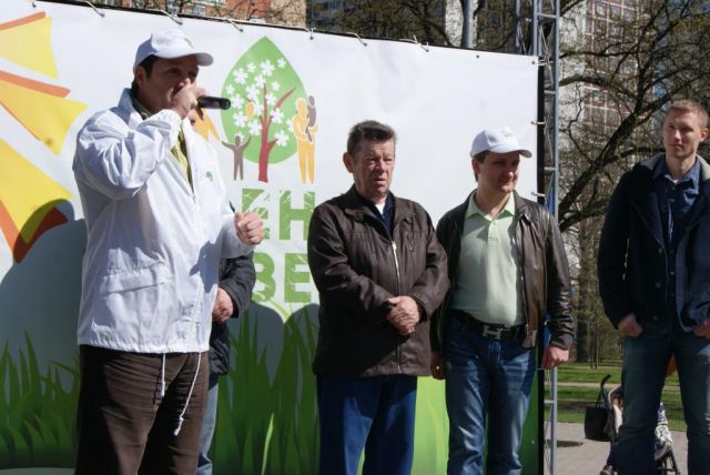 В Москве дан старт Всероссийскому экологическому субботнику «Зеленая Весна» - фото 33