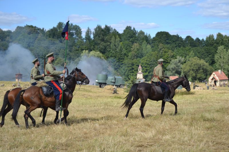 Показательные конные выступления.Военно-историческая реконструкция боя - фото 19