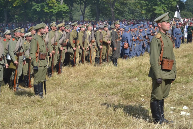 Показательные конные выступления.Военно-историческая реконструкция боя - фото 32