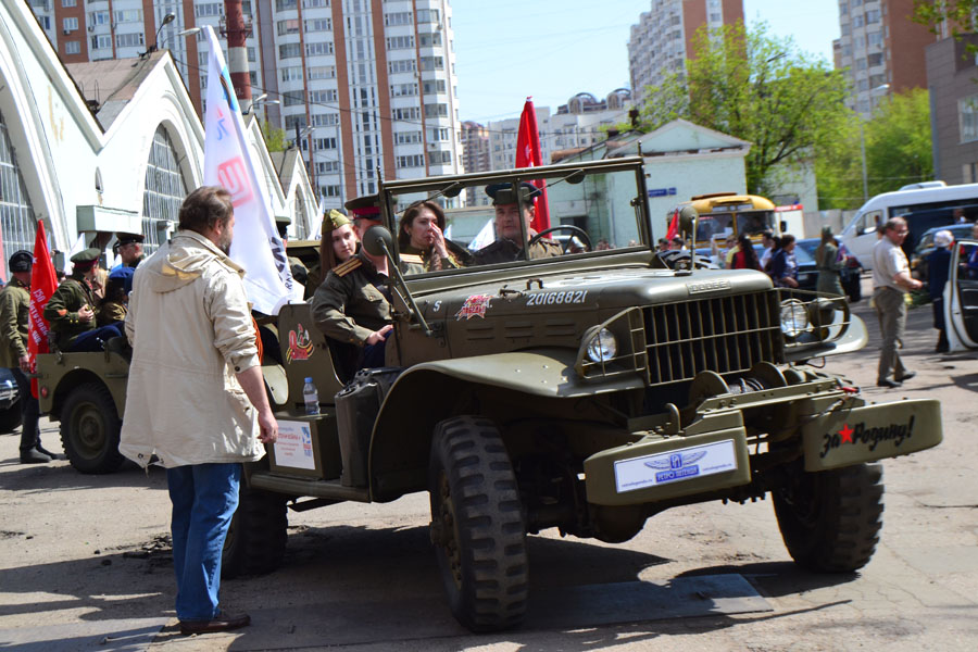 "Ветеран войны" - автопробег под мирным небом Москвы - фото 67