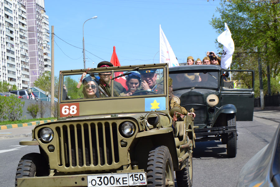 "Ветеран войны" - автопробег под мирным небом Москвы - фото 73