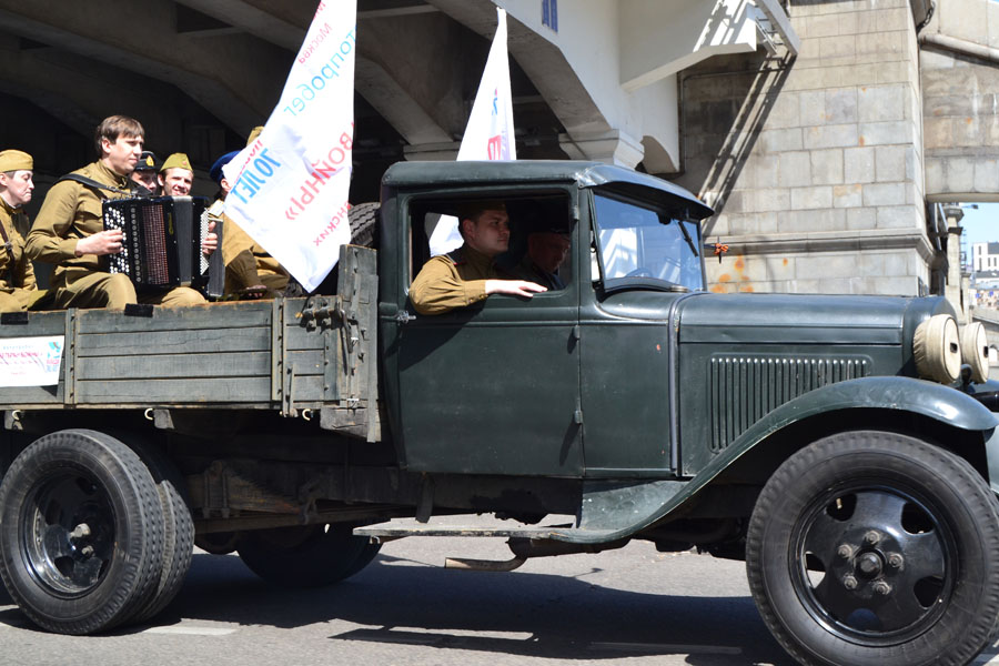 "Ветеран войны" - автопробег под мирным небом Москвы - фото 81
