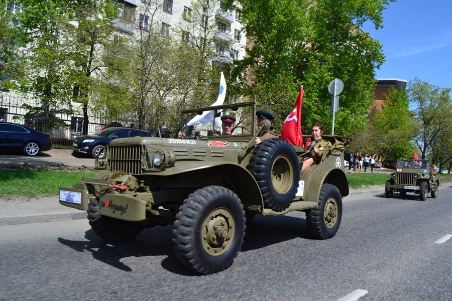 "Ветеран войны" - автопробег под мирным небом Москвы - фото 90