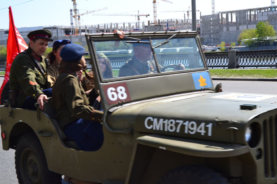 "Ветеран войны" - автопробег под мирным небом Москвы - фото 95