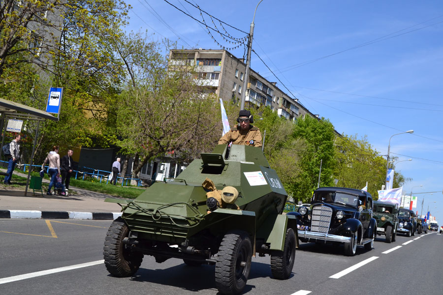 "Ветеран войны" - автопробег под мирным небом Москвы - фото 130