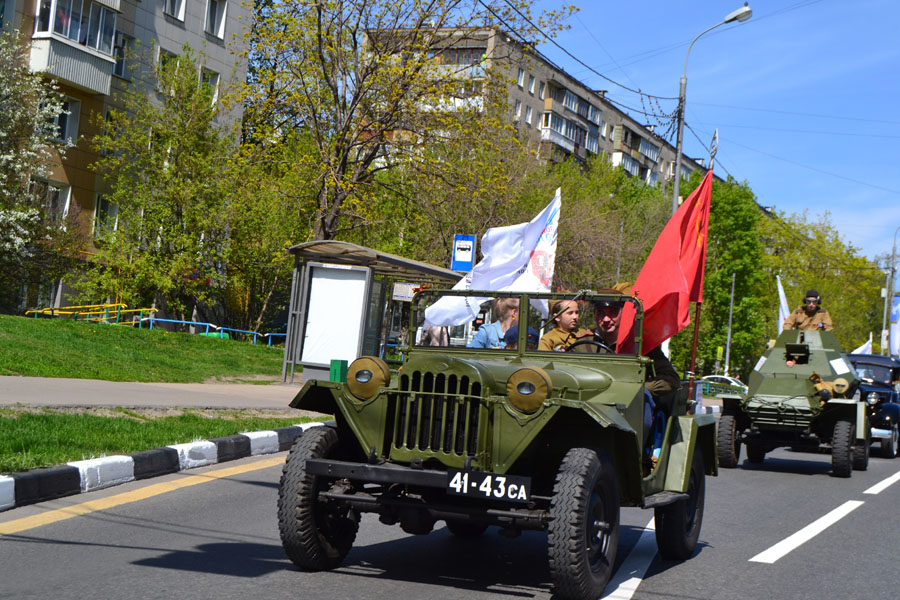 "Ветеран войны" - автопробег под мирным небом Москвы - фото 131