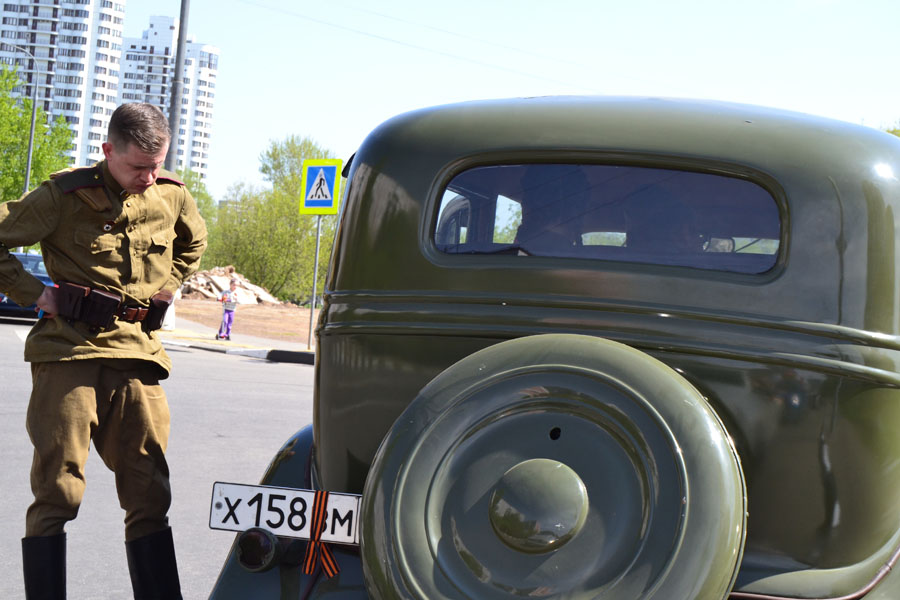 "Ветеран войны" - автопробег под мирным небом Москвы - фото 233