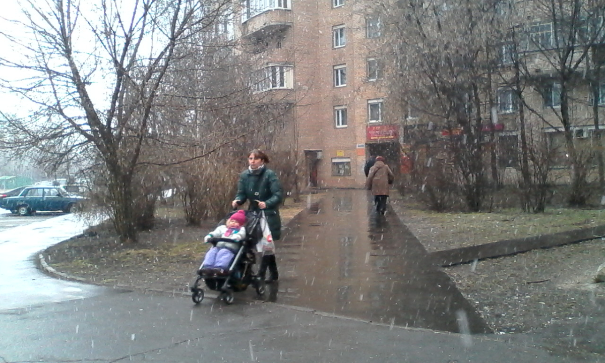 Последний день марта "порадовал" нас снегом - фото 5