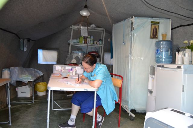Лагерь для беженцев из Украины. Матвеев Курган - фото 8