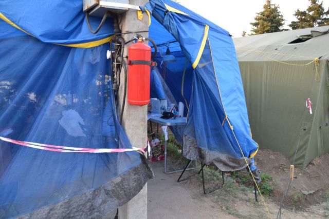 Лагерь для беженцев из Украины. Матвеев Курган - фото 14