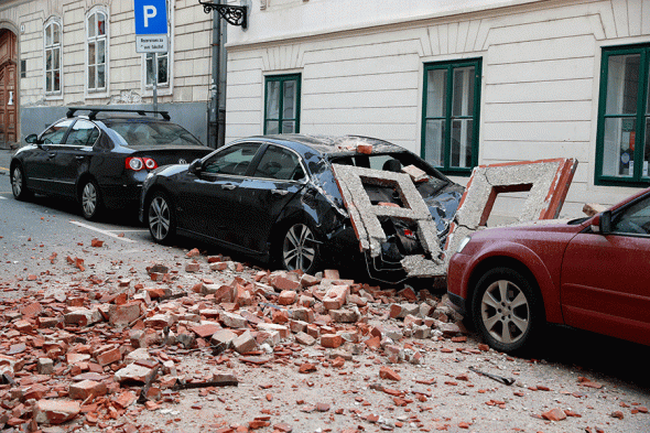 В Хорватии произошло разрушительное землетрясение - фото 1