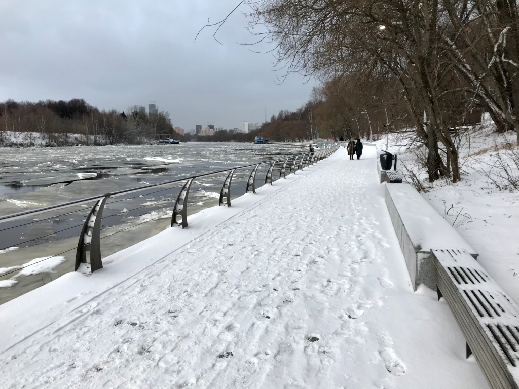 Филевский парк зимой