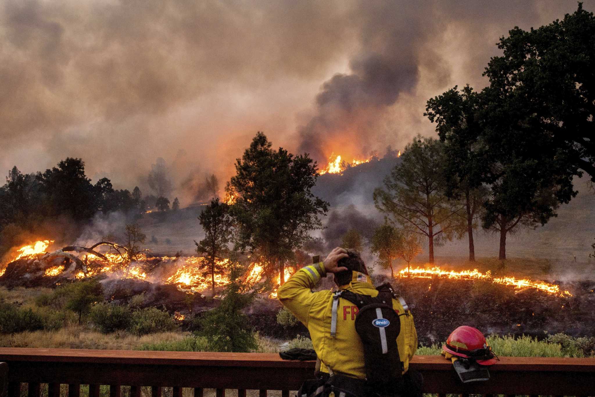 Калифорния задыхается в плену бушующих лесных пожаров и просит о помощи - фото 8