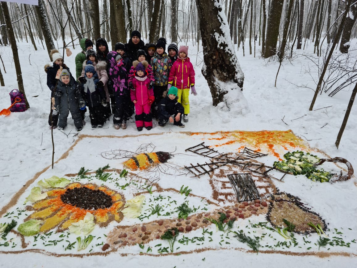 Рисуем на снегу: Мосприрода подвела итоги городского творческого фестиваля «Снежный холст»  - фото 1