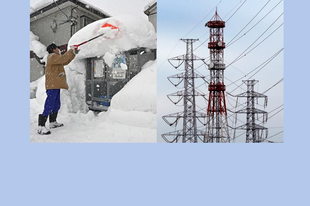 Снег в Японии превратился в стихийное бедствие - фото 1