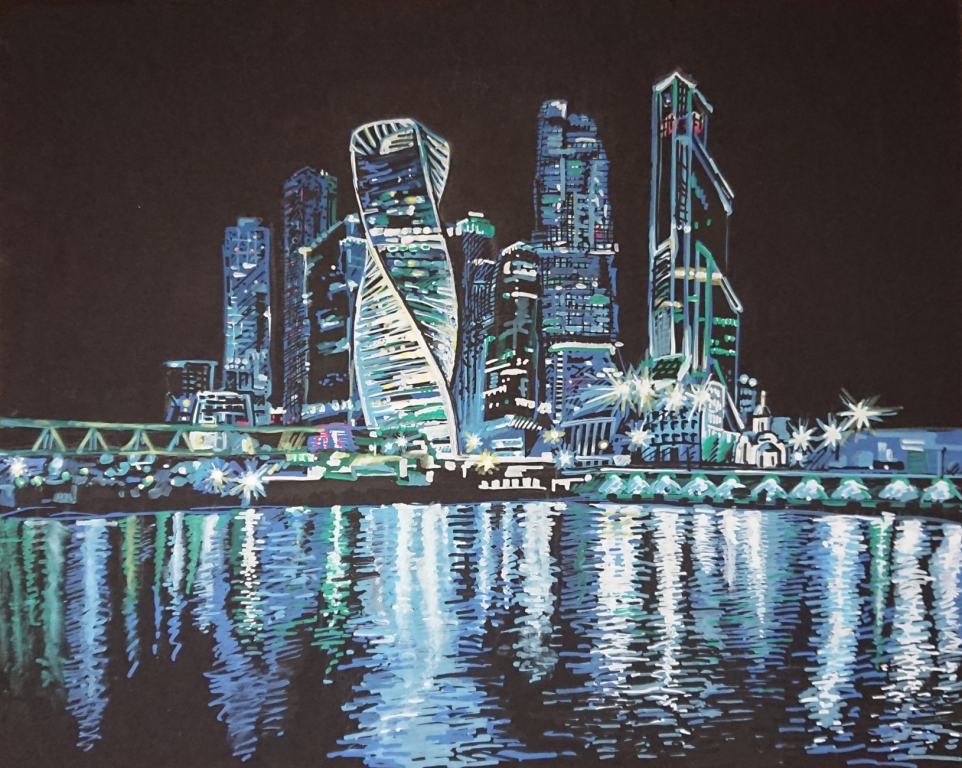 Более 100 рисунков участники конкурса посвятили Москве-реке - фото 7
