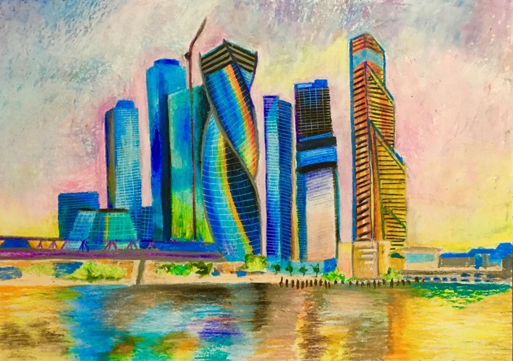 Более 100 рисунков участники конкурса посвятили Москве-реке - фото 8