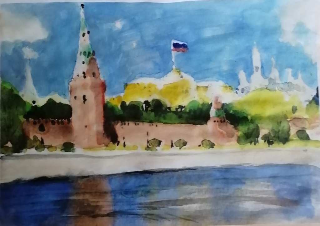 Более 100 рисунков участники конкурса посвятили Москве-реке - фото 5