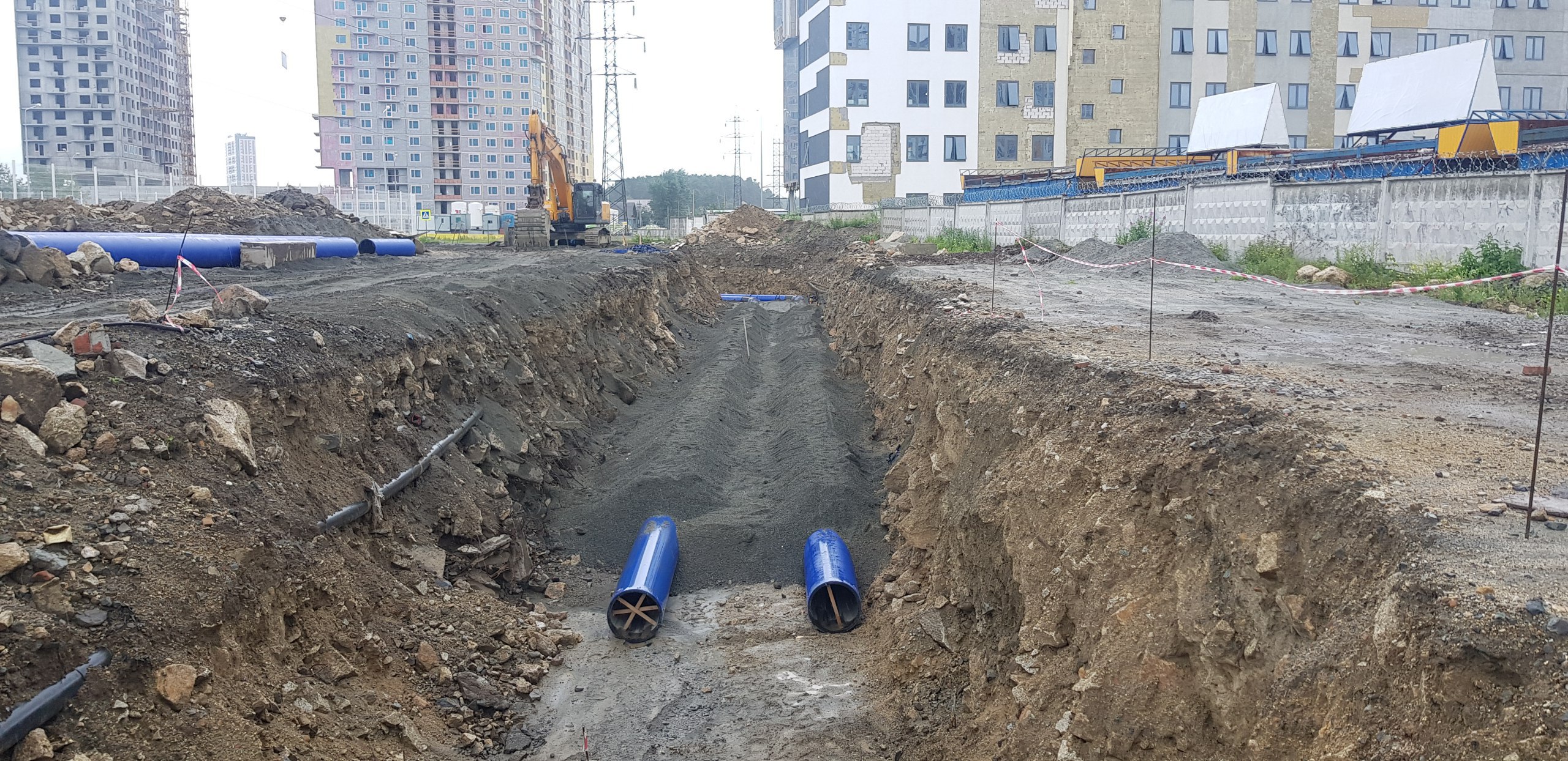 Новую систему водоотведения, рассчитанную на рост крупного района в Екатеринбурге, построили на 65% - фото 1