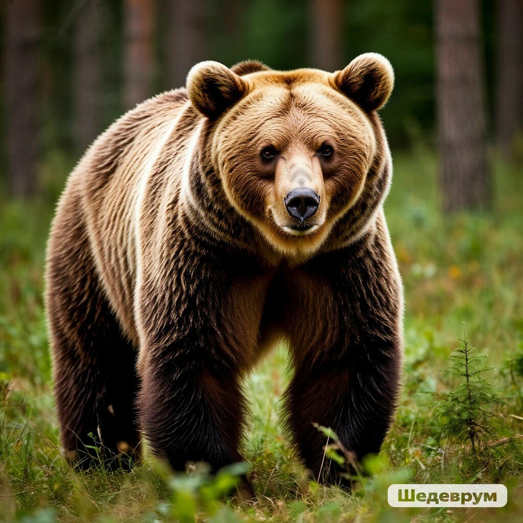 580медведь в лесу