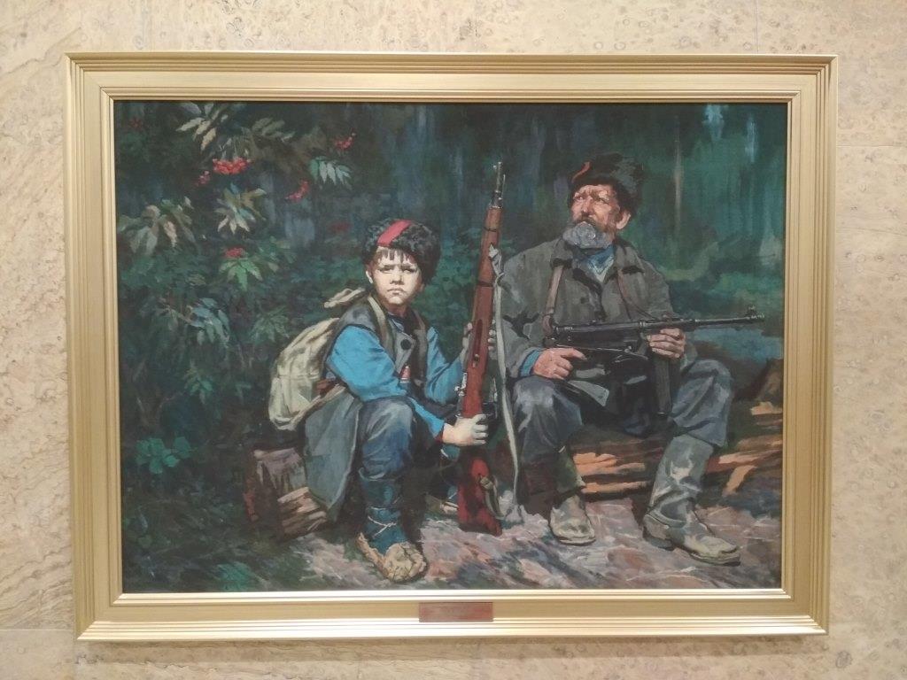 Выставка картин ко дню победы  - фото 4
