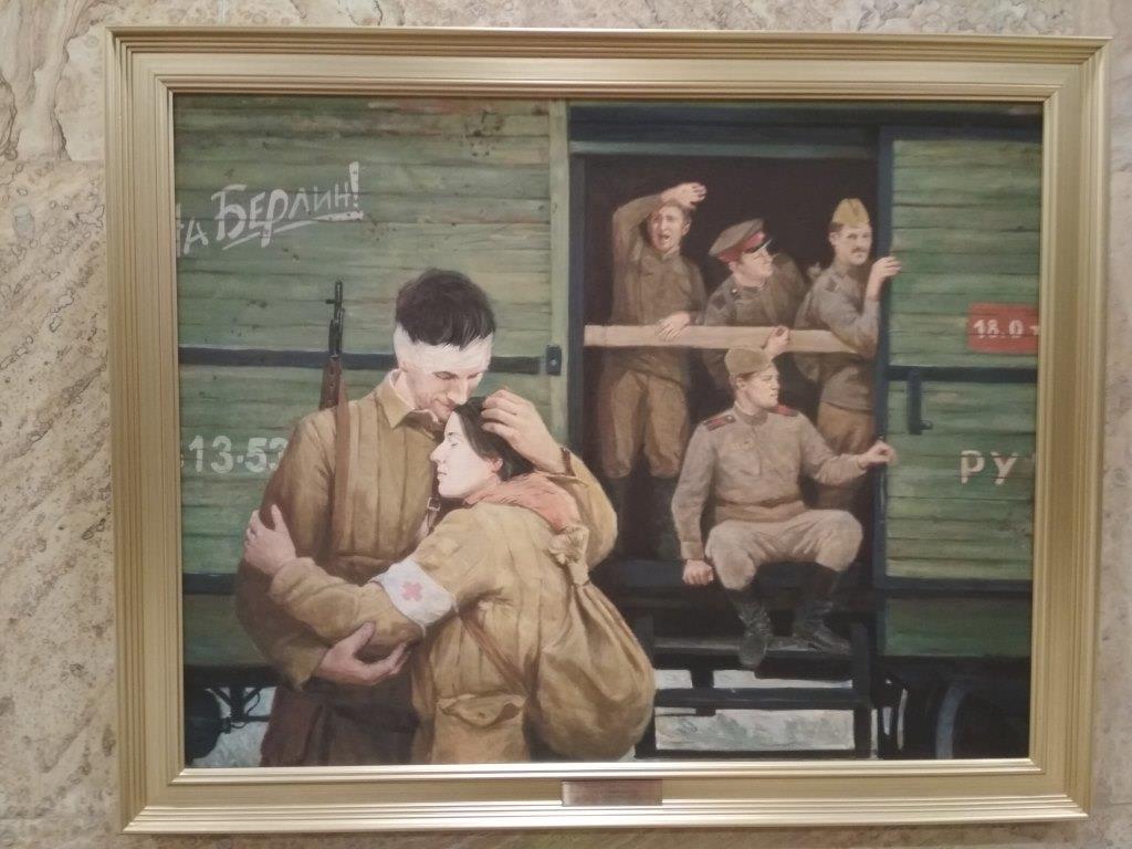 Выставка картин ко дню победы  - фото 6