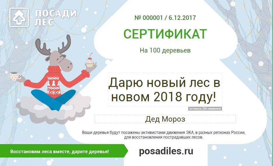 На Новый год можно подарить...лес - фото 1