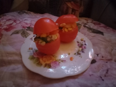 Эко-кулинария: помидоры, фаршированные салатом «Футляр» - фото 3