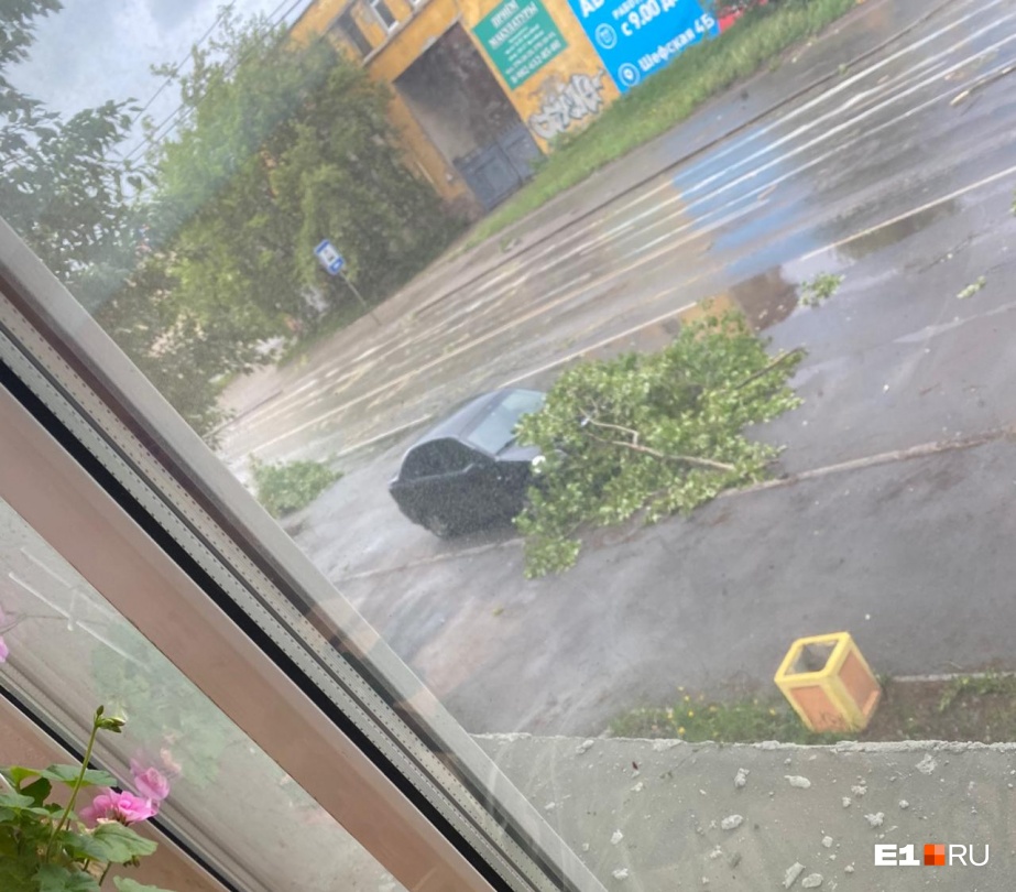 Ураган в Екатеринбурге.. Погибли люди, тысячи домов без электроснабжения, деревья вырывало с корнем…(фото, видео) - фото 18