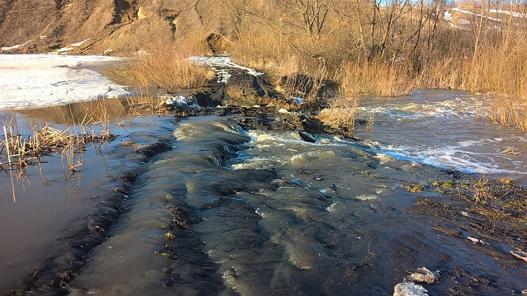 Паводок в Тамбовской области. Начался спад воды - фото 4