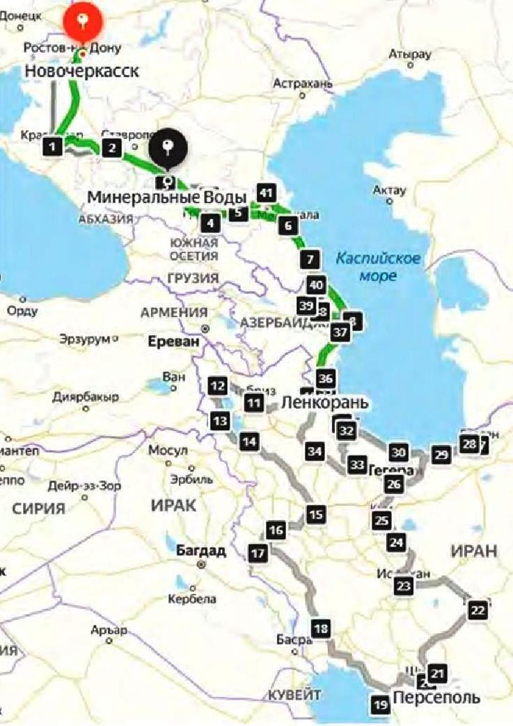 Уникальный проект «Дороги дружбы»: автопробег Россия-Азербайджан-Иран - фото 2